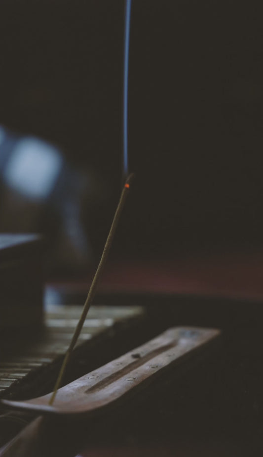 Slow-burning incense sticks hand-dipped in signature scents. Crafted for relaxation, faith & sustainable creative wellness. Handmade incense, eco-friendly incense sticks
